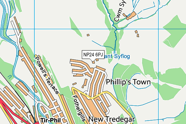 NP24 6PJ map - OS VectorMap District (Ordnance Survey) NP24 6PJ map - OS VectorMap District (Ordnance Survey)