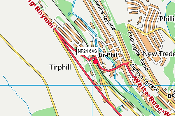 NP24 6XS map - OS VectorMap District (Ordnance Survey) NP24 6XS map - OS VectorMap District (Ordnance Survey)