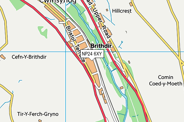 NP24 6XY map - OS VectorMap District (Ordnance Survey) NP24 6XY map - OS VectorMap District (Ordnance Survey)
