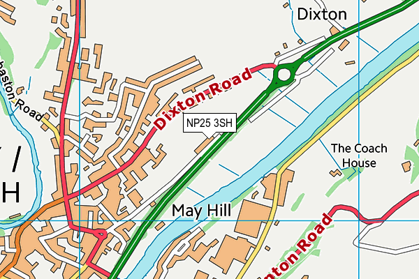 NP25 3SH map - OS VectorMap District (Ordnance Survey) NP25 3SH map - OS VectorMap District (Ordnance Survey)