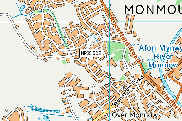 NP25 5DE map - OS VectorMap District (Ordnance Survey) NP25 5DE map - OS VectorMap District (Ordnance Survey)