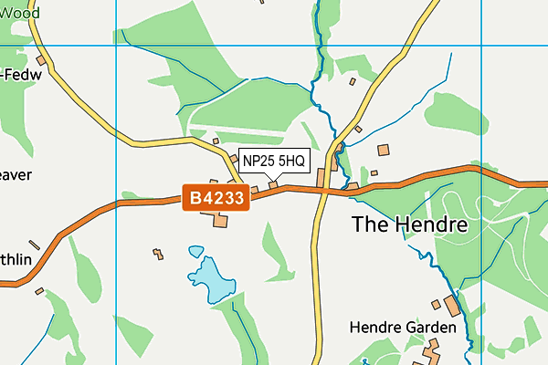 NP25 5HQ map - OS VectorMap District (Ordnance Survey) NP25 5HQ map - OS VectorMap District (Ordnance Survey)