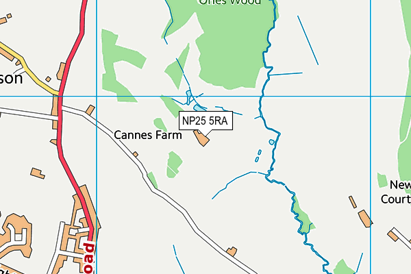 NP25 5RA map - OS VectorMap District (Ordnance Survey) NP25 5RA map - OS VectorMap District (Ordnance Survey)