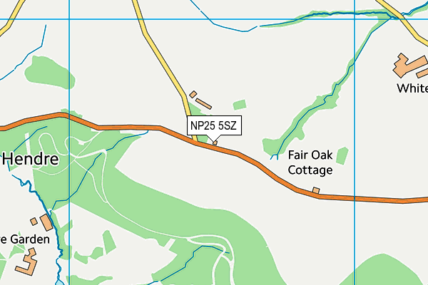 NP25 5SZ map - OS VectorMap District (Ordnance Survey) NP25 5SZ map - OS VectorMap District (Ordnance Survey)