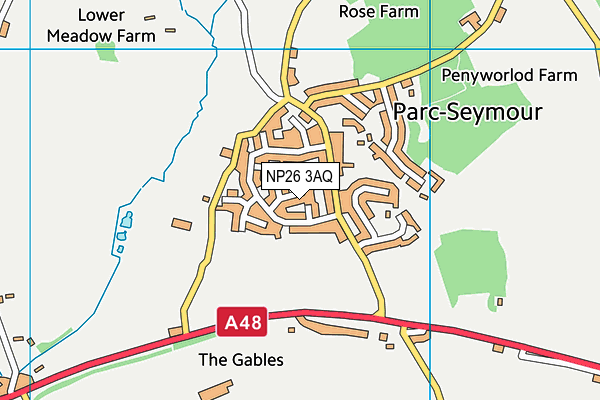 NP26 3AQ map - OS VectorMap District (Ordnance Survey) NP26 3AQ map - OS VectorMap District (Ordnance Survey)