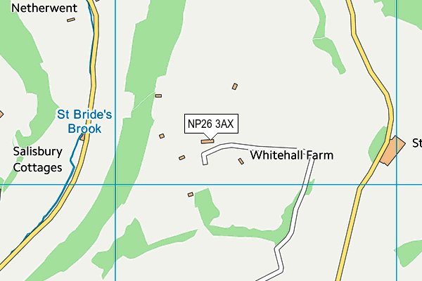 NP26 3AX map - OS VectorMap District (Ordnance Survey) NP26 3AX map - OS VectorMap District (Ordnance Survey)