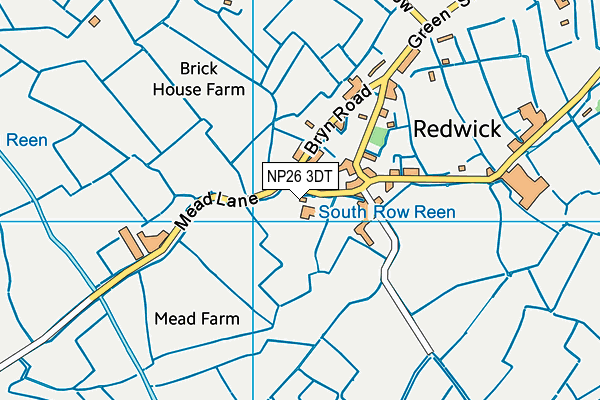 NP26 3DT map - OS VectorMap District (Ordnance Survey) NP26 3DT map - OS VectorMap District (Ordnance Survey)