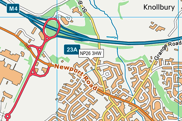 NP26 3HW map - OS VectorMap District (Ordnance Survey) NP26 3HW map - OS VectorMap District (Ordnance Survey)