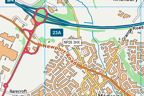 NP26 3HX map - OS VectorMap District (Ordnance Survey) NP26 3HX map - OS VectorMap District (Ordnance Survey)