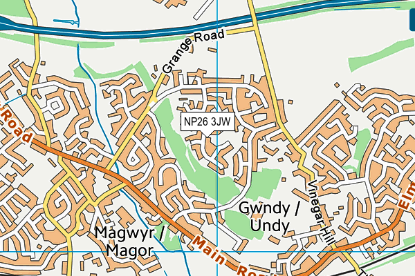 NP26 3JW map - OS VectorMap District (Ordnance Survey) NP26 3JW map - OS VectorMap District (Ordnance Survey)