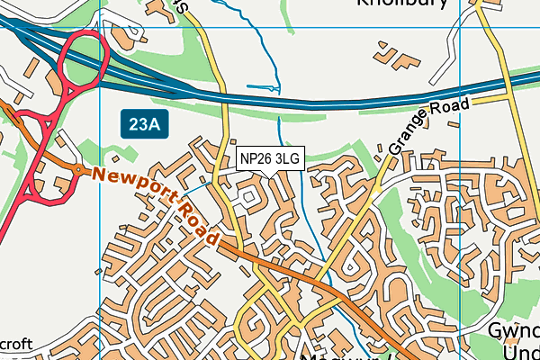 NP26 3LG map - OS VectorMap District (Ordnance Survey) NP26 3LG map - OS VectorMap District (Ordnance Survey)