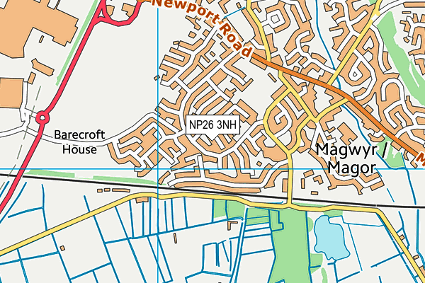 NP26 3NH map - OS VectorMap District (Ordnance Survey) NP26 3NH map - OS VectorMap District (Ordnance Survey)