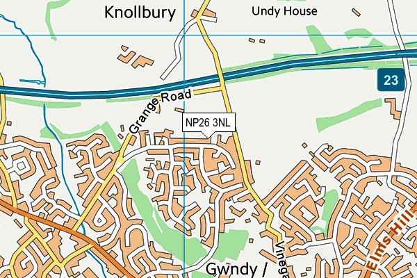 NP26 3NL map - OS VectorMap District (Ordnance Survey) NP26 3NL map - OS VectorMap District (Ordnance Survey)