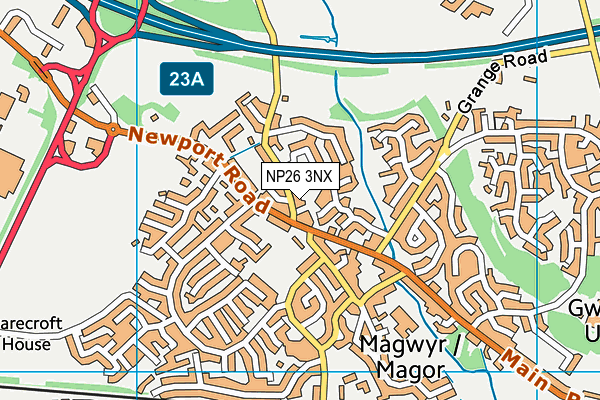 NP26 3NX map - OS VectorMap District (Ordnance Survey) NP26 3NX map - OS VectorMap District (Ordnance Survey)