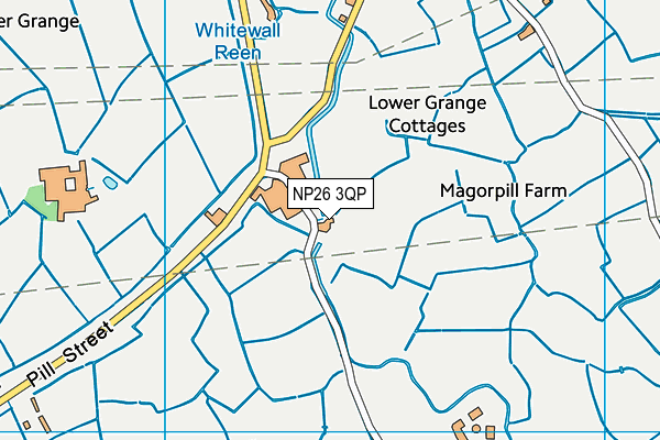 NP26 3QP map - OS VectorMap District (Ordnance Survey) NP26 3QP map - OS VectorMap District (Ordnance Survey)