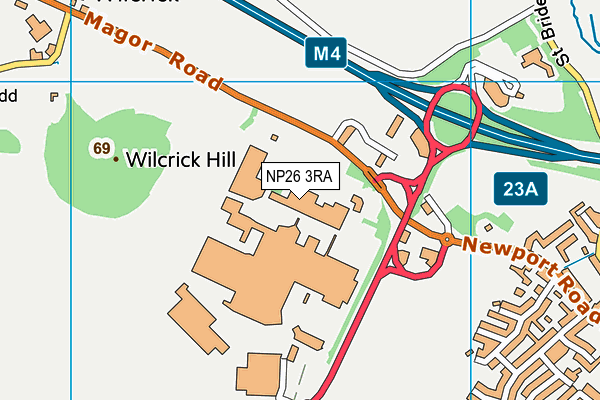 NP26 3RA map - OS VectorMap District (Ordnance Survey) NP26 3RA map - OS VectorMap District (Ordnance Survey)