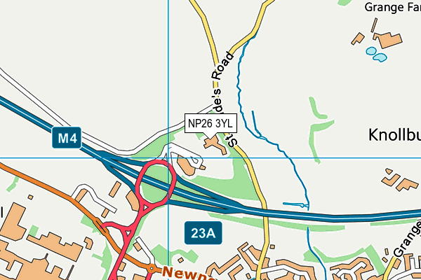 NP26 3YL map - OS VectorMap District (Ordnance Survey) NP26 3YL map - OS VectorMap District (Ordnance Survey)