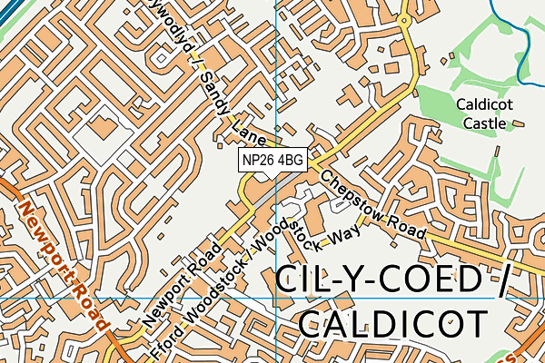 NP26 4BG map - OS VectorMap District (Ordnance Survey) NP26 4BG map - OS VectorMap District (Ordnance Survey)