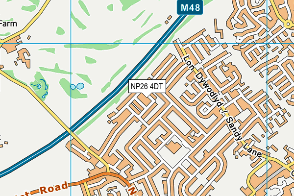 NP26 4DT map - OS VectorMap District (Ordnance Survey) NP26 4DT map - OS VectorMap District (Ordnance Survey)
