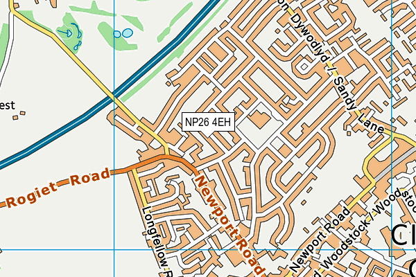NP26 4EH map - OS VectorMap District (Ordnance Survey) NP26 4EH map - OS VectorMap District (Ordnance Survey)