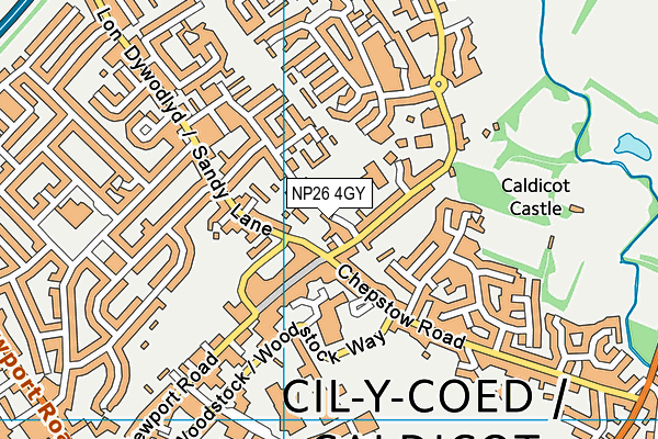NP26 4GY map - OS VectorMap District (Ordnance Survey) NP26 4GY map - OS VectorMap District (Ordnance Survey)