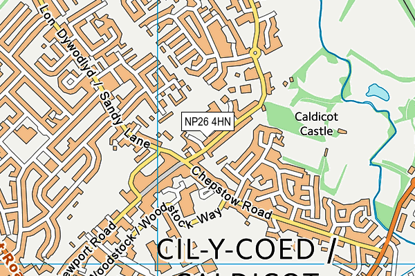NP26 4HN map - OS VectorMap District (Ordnance Survey) NP26 4HN map - OS VectorMap District (Ordnance Survey)