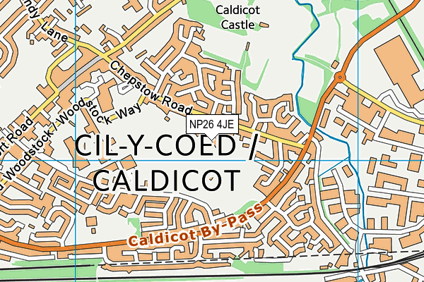 NP26 4JE map - OS VectorMap District (Ordnance Survey) NP26 4JE map - OS VectorMap District (Ordnance Survey)