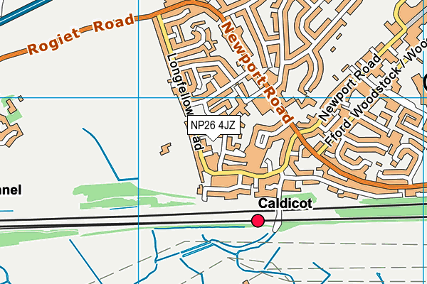 NP26 4JZ map - OS VectorMap District (Ordnance Survey) NP26 4JZ map - OS VectorMap District (Ordnance Survey)