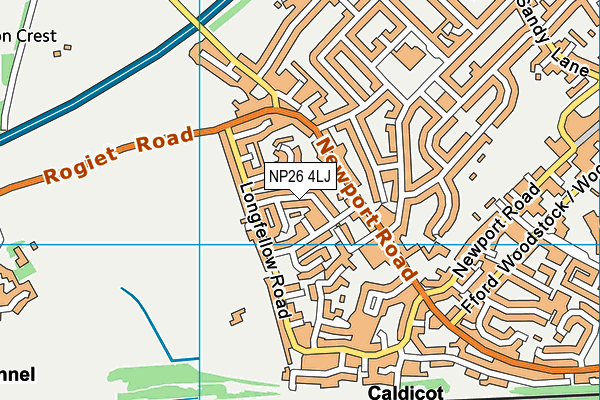 NP26 4LJ map - OS VectorMap District (Ordnance Survey) NP26 4LJ map - OS VectorMap District (Ordnance Survey)