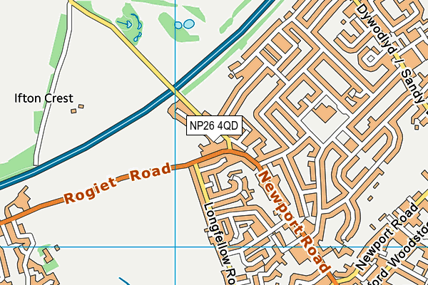 NP26 4QD map - OS VectorMap District (Ordnance Survey) NP26 4QD map - OS VectorMap District (Ordnance Survey)