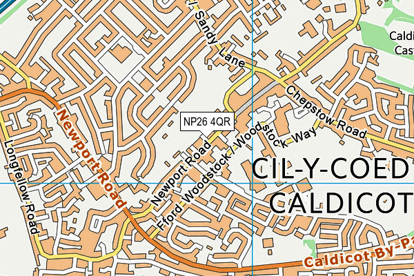 NP26 4QR map - OS VectorMap District (Ordnance Survey) NP26 4QR map - OS VectorMap District (Ordnance Survey)