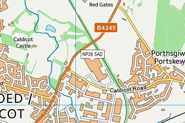 NP26 5AD map - OS VectorMap District (Ordnance Survey) NP26 5AD map - OS VectorMap District (Ordnance Survey)