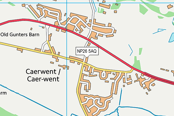 NP26 5AQ map - OS VectorMap District (Ordnance Survey) NP26 5AQ map - OS VectorMap District (Ordnance Survey)