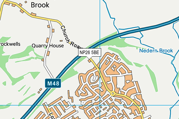 NP26 5BE map - OS VectorMap District (Ordnance Survey) NP26 5BE map - OS VectorMap District (Ordnance Survey)