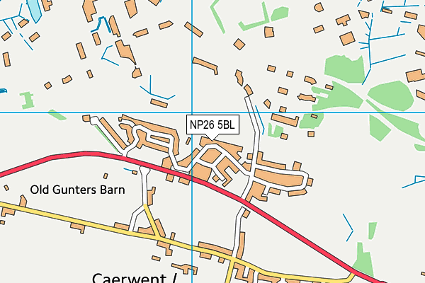 NP26 5BL map - OS VectorMap District (Ordnance Survey) NP26 5BL map - OS VectorMap District (Ordnance Survey)