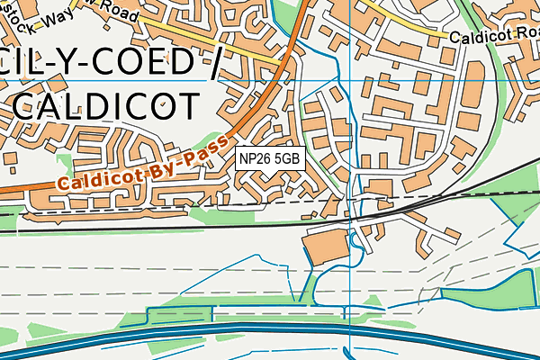 NP26 5GB map - OS VectorMap District (Ordnance Survey)