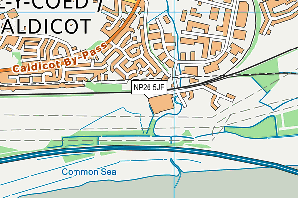 NP26 5JF map - OS VectorMap District (Ordnance Survey) NP26 5JF map - OS VectorMap District (Ordnance Survey)