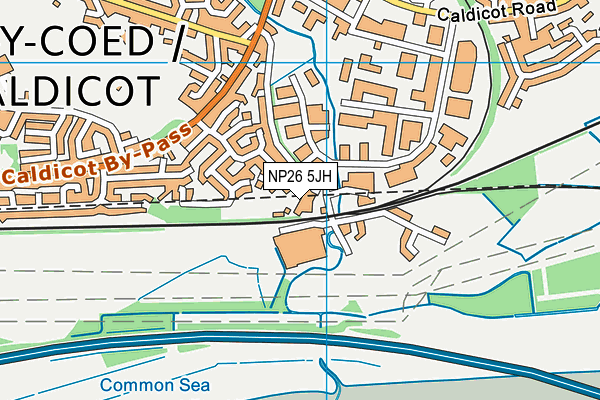 NP26 5JH map - OS VectorMap District (Ordnance Survey) NP26 5JH map - OS VectorMap District (Ordnance Survey)