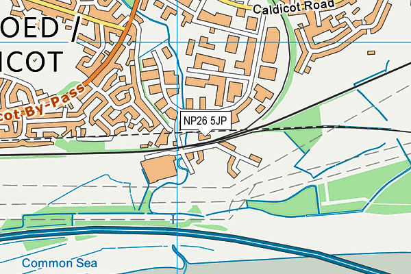NP26 5JP map - OS VectorMap District (Ordnance Survey) NP26 5JP map - OS VectorMap District (Ordnance Survey)