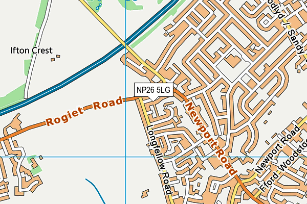 NP26 5LG map - OS VectorMap District (Ordnance Survey) NP26 5LG map - OS VectorMap District (Ordnance Survey)