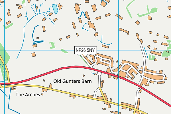 NP26 5NY map - OS VectorMap District (Ordnance Survey) NP26 5NY map - OS VectorMap District (Ordnance Survey)