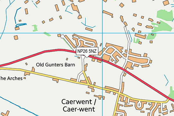 NP26 5NZ map - OS VectorMap District (Ordnance Survey) NP26 5NZ map - OS VectorMap District (Ordnance Survey)