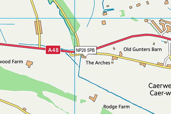NP26 5PB map - OS VectorMap District (Ordnance Survey) NP26 5PB map - OS VectorMap District (Ordnance Survey)