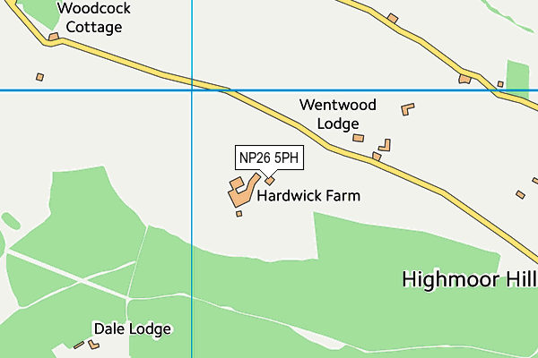 NP26 5PH map - OS VectorMap District (Ordnance Survey) NP26 5PH map - OS VectorMap District (Ordnance Survey)