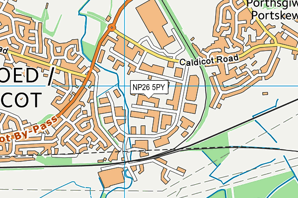 NP26 5PY map - OS VectorMap District (Ordnance Survey) NP26 5PY map - OS VectorMap District (Ordnance Survey)