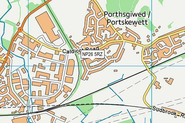 NP26 5RZ map - OS VectorMap District (Ordnance Survey) NP26 5RZ map - OS VectorMap District (Ordnance Survey)