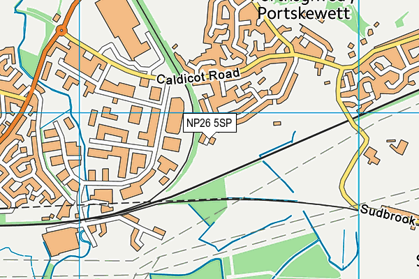 NP26 5SP map - OS VectorMap District (Ordnance Survey) NP26 5SP map - OS VectorMap District (Ordnance Survey)