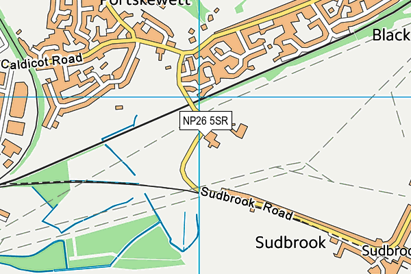 NP26 5SR map - OS VectorMap District (Ordnance Survey) NP26 5SR map - OS VectorMap District (Ordnance Survey)