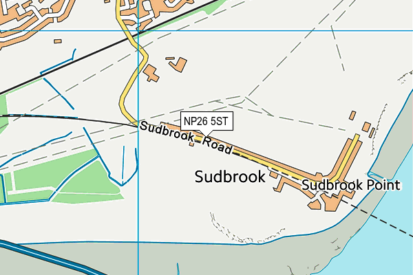 NP26 5ST map - OS VectorMap District (Ordnance Survey) NP26 5ST map - OS VectorMap District (Ordnance Survey)