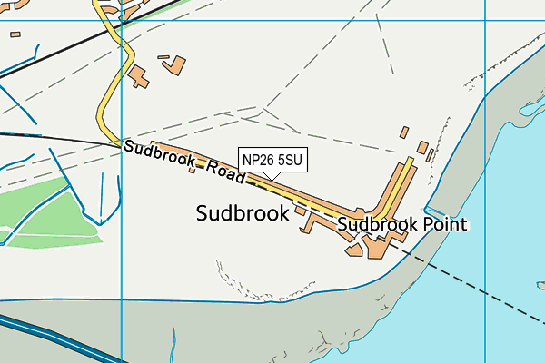 NP26 5SU map - OS VectorMap District (Ordnance Survey) NP26 5SU map - OS VectorMap District (Ordnance Survey)